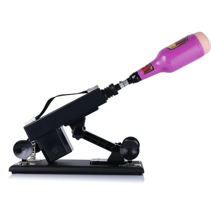 Heteréo Auxfun Basic Sexmaschine mit 3 Pocket Pussy! Vagina & Oral/Mund & Anus