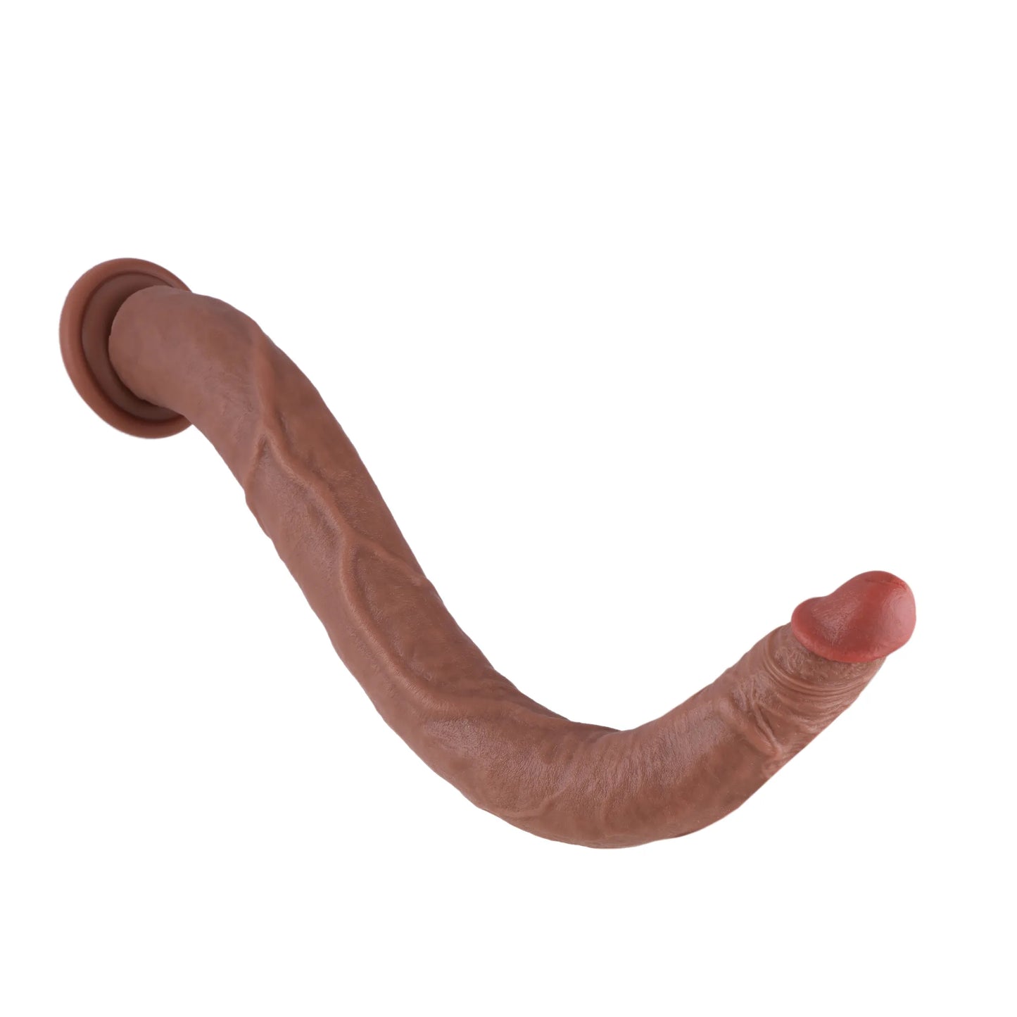 Realistischer XXL Silikon-Dildo 50 cm mit Saugnapf für freihändige Freude, Premium-Qualität &.