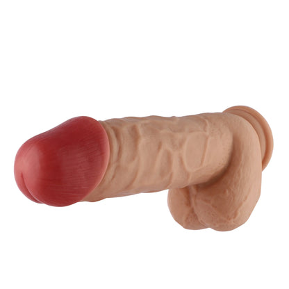 Dildo 3XLR für die Auxfun Basic Sexmaschine Beige 22 cm Extra Dick