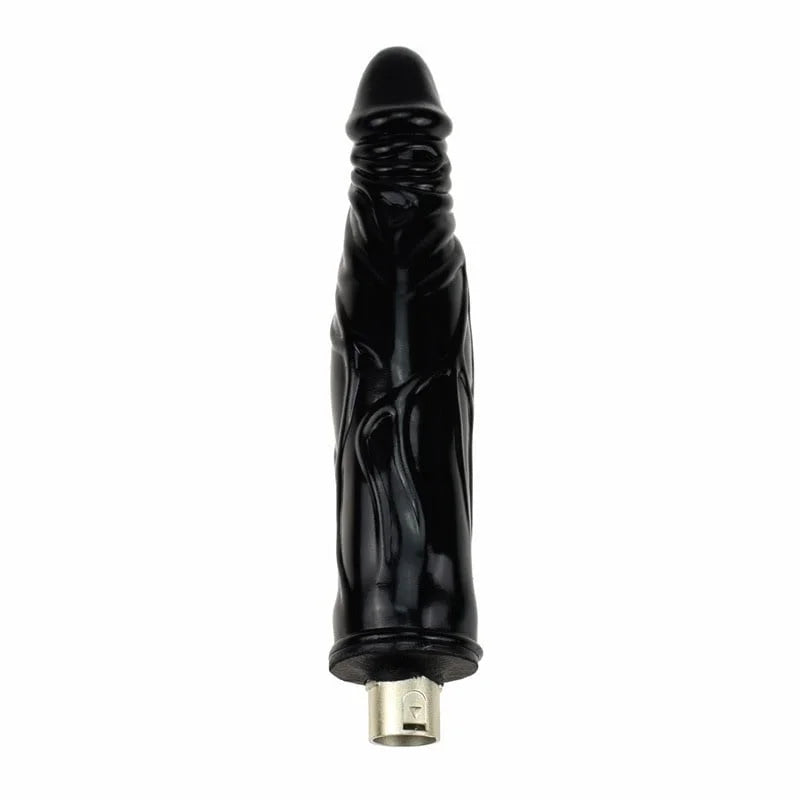 Schwarzer Dildo 17 CM mit 3XLR-Anschluss für Auxfun Basic Sexmaschine