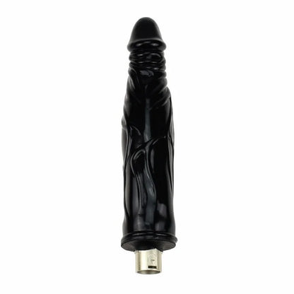Schwarzer Dildo 17 CM mit 3XLR-Anschluss für Auxfun Basic Sexmaschine