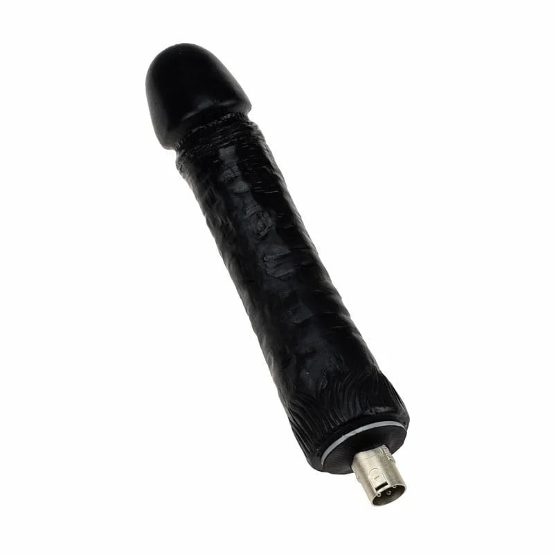 Extra großer schwarzer Dildo für die Auxfun Basic Sexmaschine 3XLR 24 CM