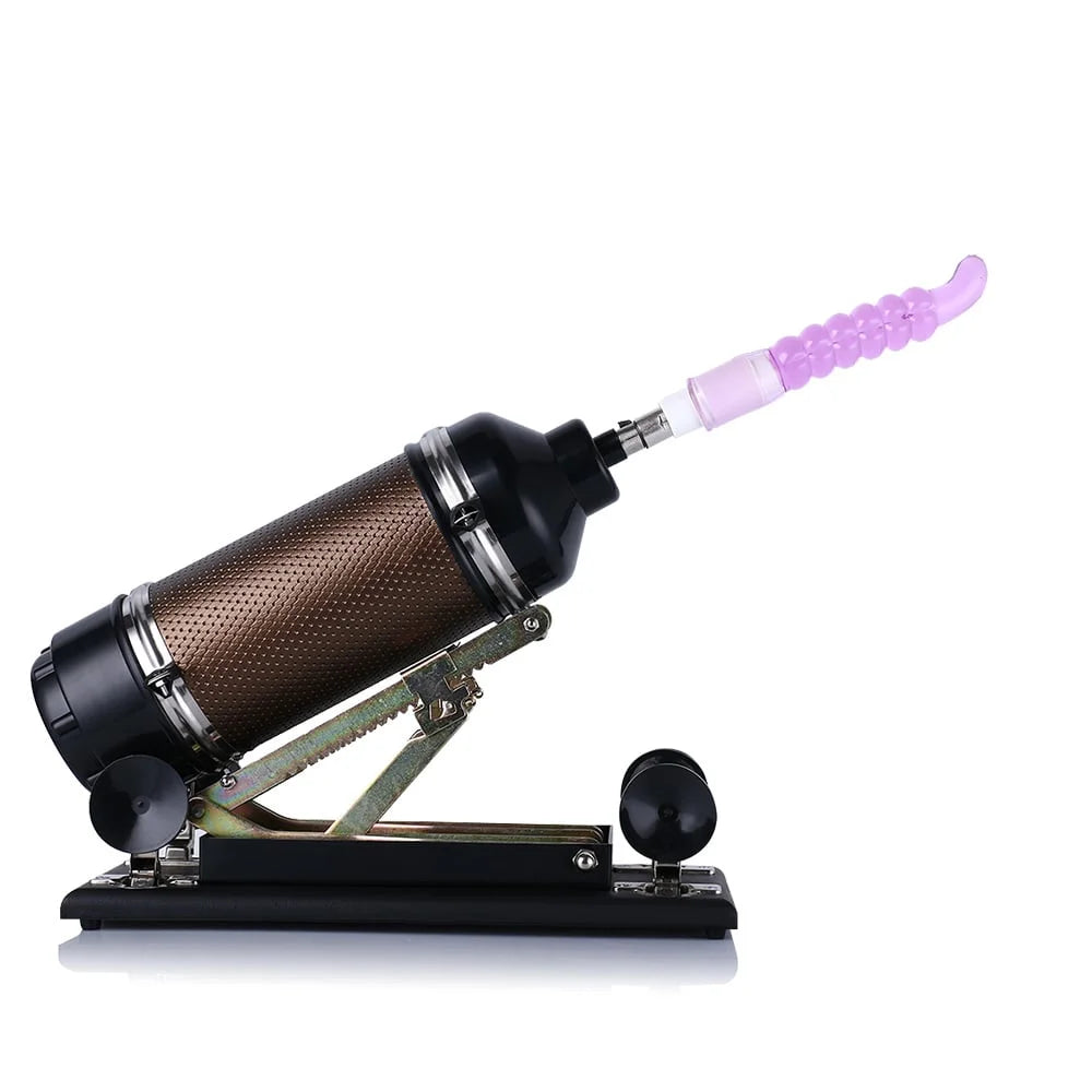 Rippel-Anal-Dildo mit 3XLR-Anschluss für die Taboo Toys Basic Sexmaschine