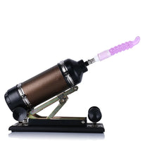 Rippel-Anal-Dildo mit 3XLR-Anschluss für die Taboo Toys Basic Sexmaschine
