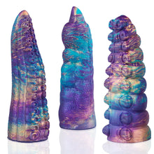 Galactic Fantasy Fingerhülse 3er-Pack | 13 cm Länge | Premium-Silikon | Einzigartige Texturen |.