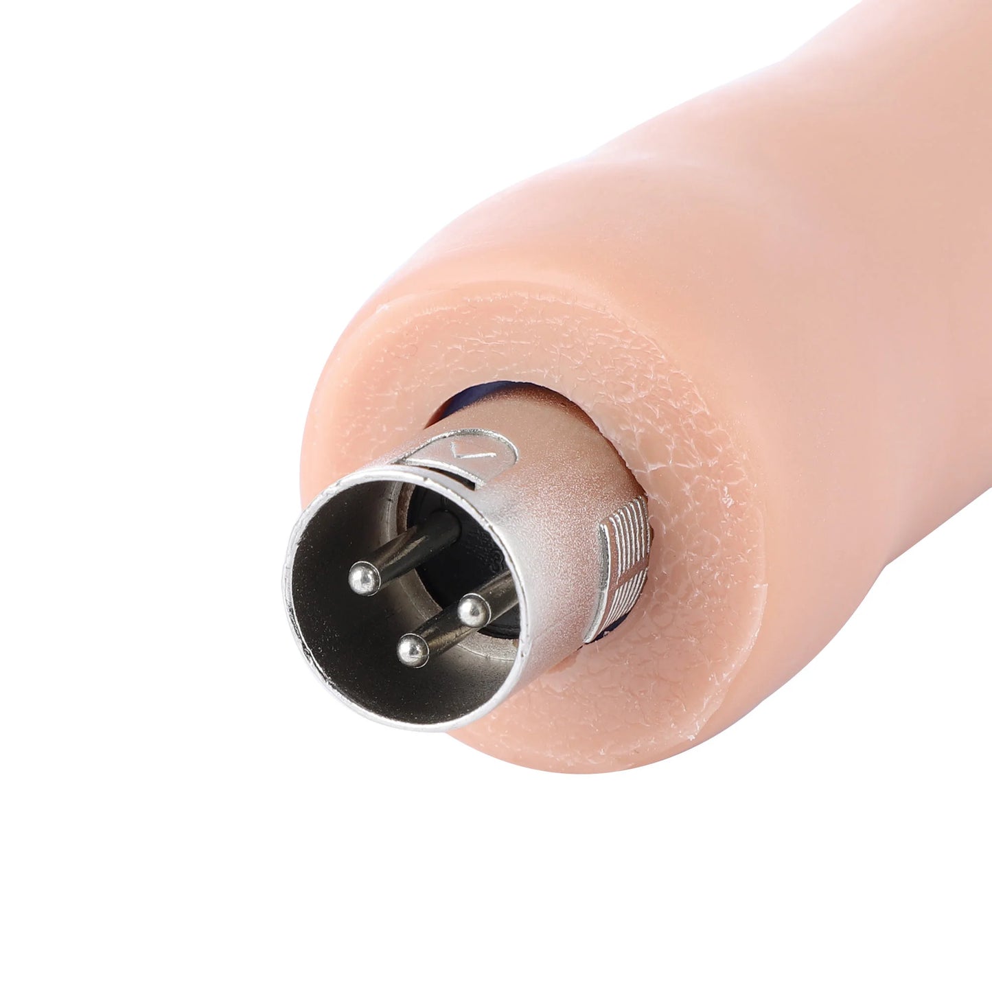 Dildo Flexible 3XLR für Auxfun Basic Sexmaschine Beige