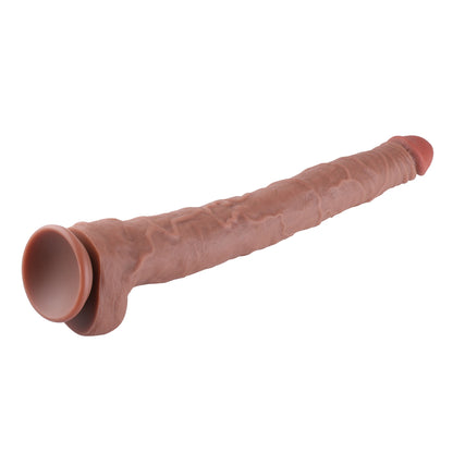 Colossus XXXL Realistischer Dildo Mit Saugnapf 55 CM - Premium Silikon, Lebensechte Erfahrung, 55 cm.
