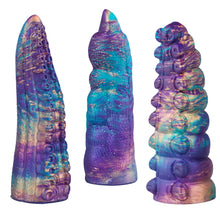 Galactic Fantasy Fingerhülse 3er-Pack | 13 cm Länge | Premium-Silikon | Einzigartige Texturen |.