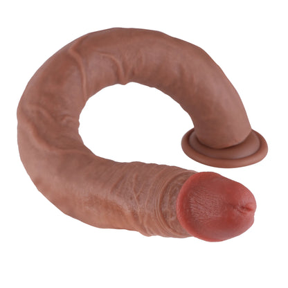 Realistischer XXL Silikon-Dildo 50 cm mit Saugnapf für freihändige Freude, Premium-Qualität &.