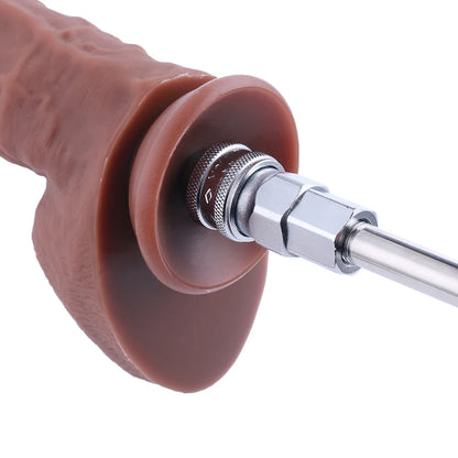 Dildo-Aufsatz Dick 25 CM langer Dildo mit QAC Braun