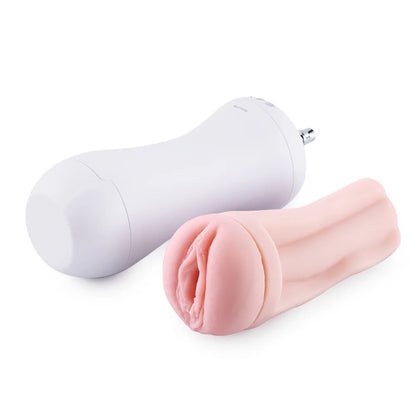 Pocket Pussy für die QAC Sexmaschinen realistische Vagina mit Vibration! Schwarz