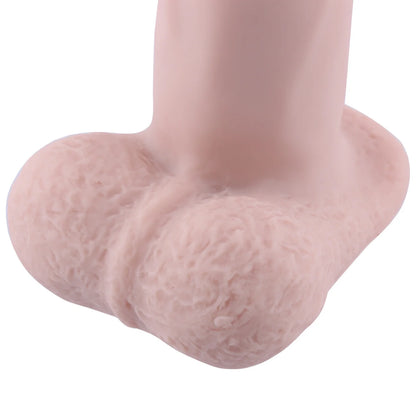 Taboo Toys Silikon-Dildo mit QAC 18 cm lang Durchmesser 5 cm Blank