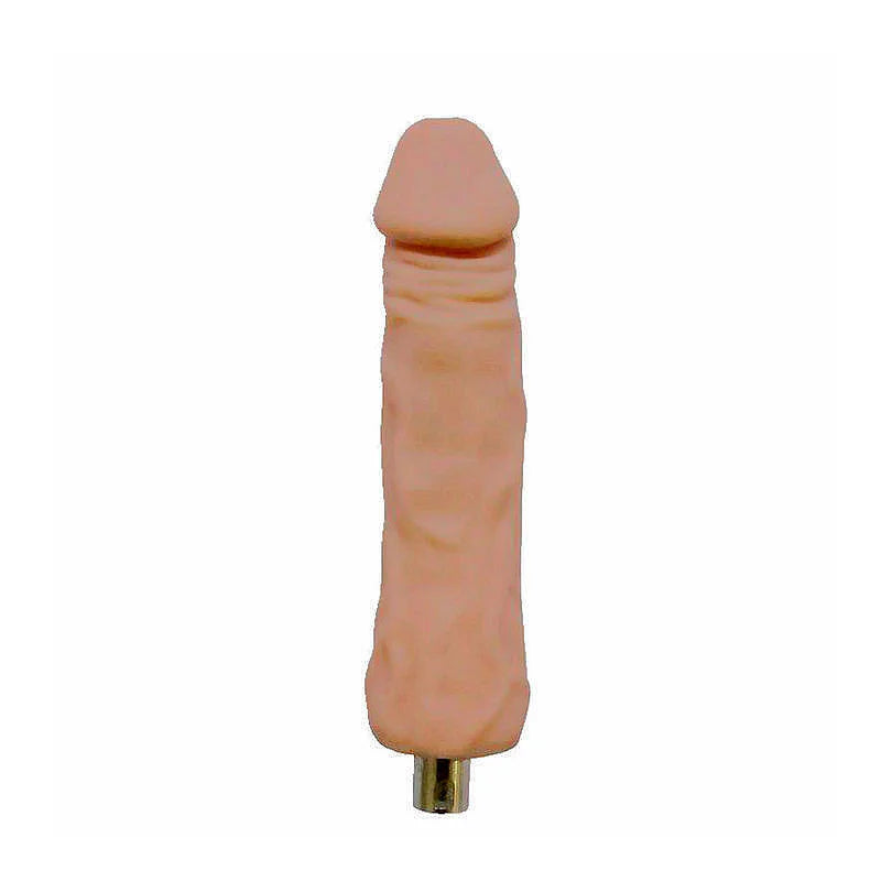 Dildo Biegsam 3XLR für Auxfun Basic Sexmaschine Beige 18 cm