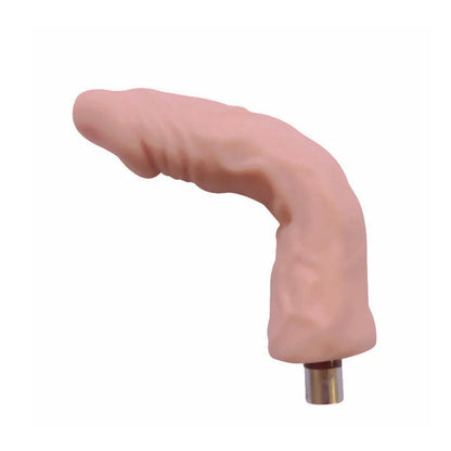 Dildo Biegsam 3XLR für Auxfun Basic Sexmaschine Beige 18 cm