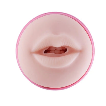 Pocket Masturbator Mund Pink mit 3XLR-Anschluss für Auxfun Basic Sexmaschine
