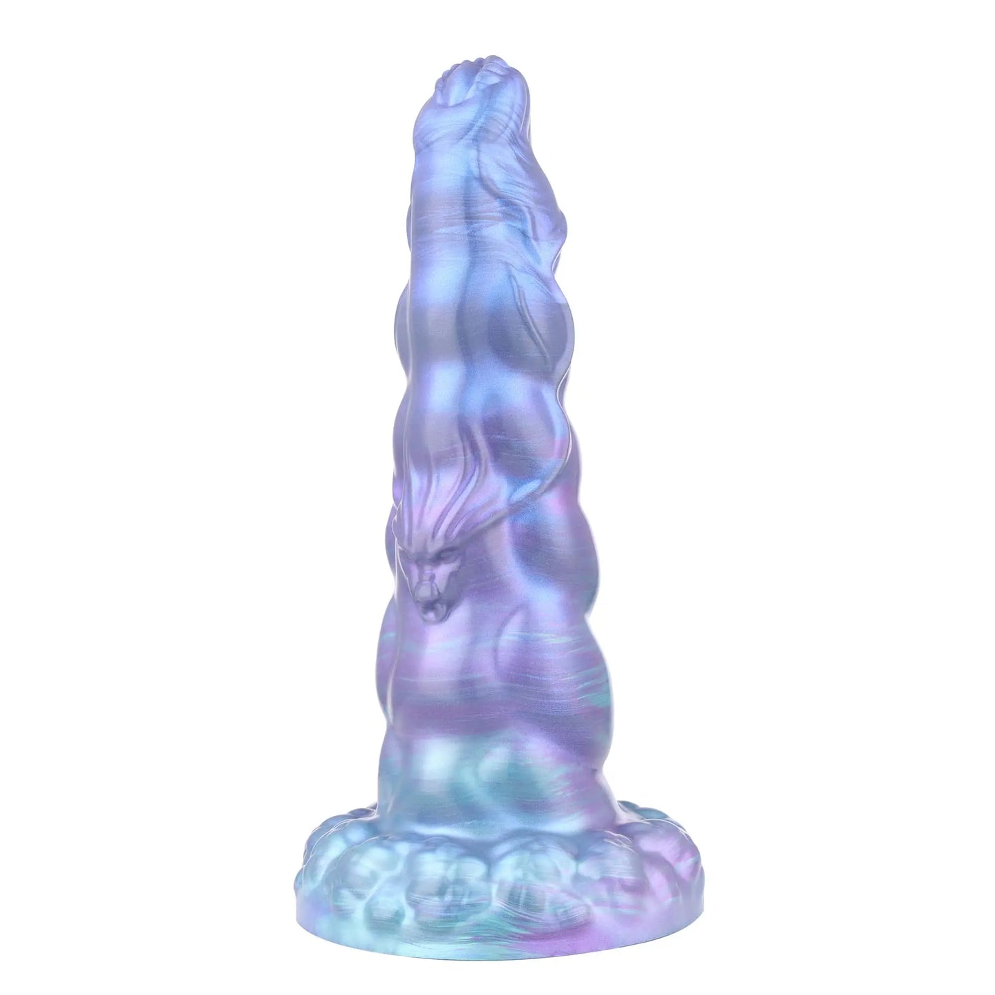 Dragonite Fantasy Dildo 26 cm - Vibrierender Drachenform mit starkem Saugfuß - Premium Silikon.