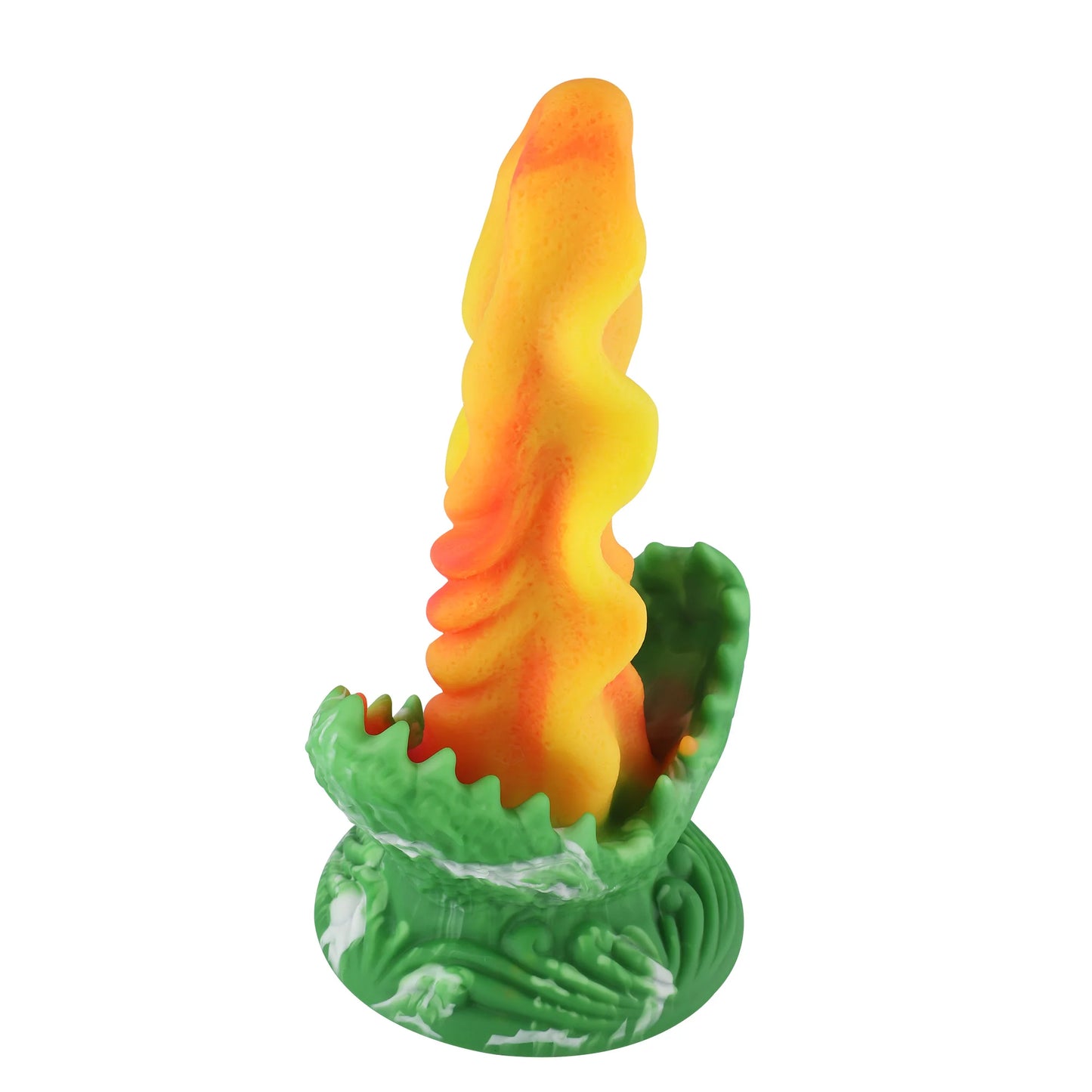 22 cm Dildo Mushu mit kraftvollem Saugfuß | Realistischer Silikon-Dildo mit Rillen für intensive Empfindungen.