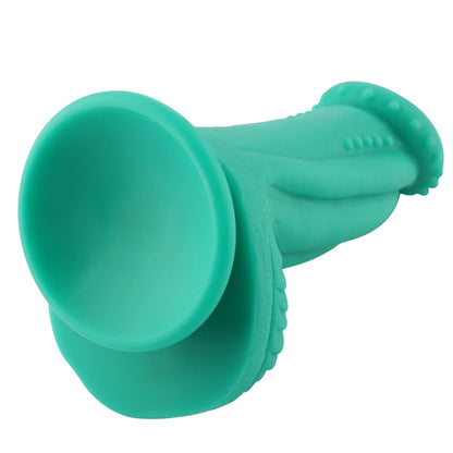 Fairy Fantasy Silikon Saugnapf Dildo Grün 20 cm - Realistisches Design, Freihändige Nutzung, Premium.