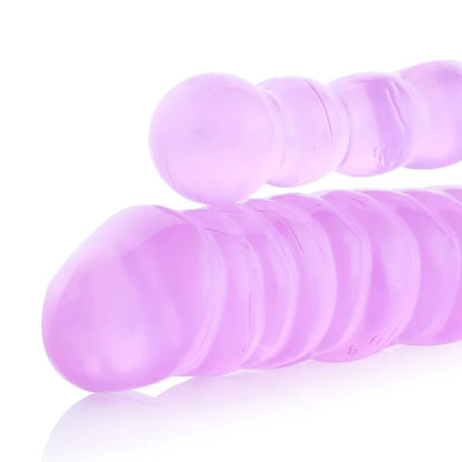 Doppelt gerippter 3XLR Dildo für Auxfun Basic Sexmaschine