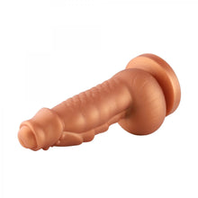 Hippo Fantasy XL Saugnapf-Dildo 20 cm - Einzigartige Form, Erhebungen & Rillen für intensive Stimulation