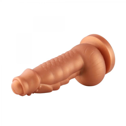Hippo Fantasy XL Saugnapf-Dildo 20 cm - Einzigartige Form, Erhebungen & Rillen für intensive Stimulation