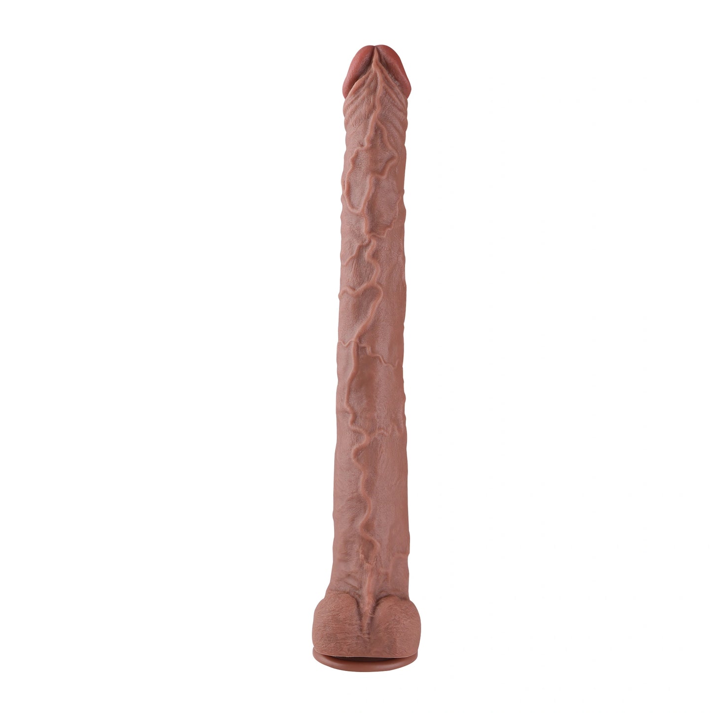 Colossus XXXL Realistischer Dildo Mit Saugnapf 55 CM - Premium Silikon, Lebensechte Erfahrung, 55 cm.