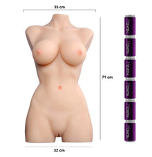 Weibliche Sexpuppe Liza – Lebensechte weibliche Sexpuppe mit weicher Silikonhaut und verführerischer Körperform