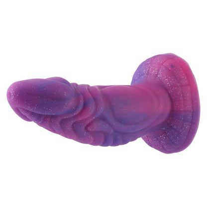 Fantasy Dildo mit Vibration und Saugnapf - 20 cm Silikon Dildo für intensive Stimulation und.