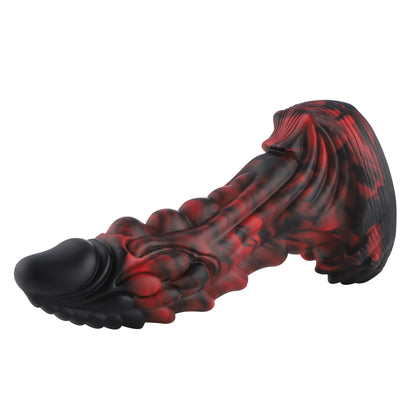 Wildolo Anal Fantasy Vibrator Dildo 21 cm Schwarz | 10 Vibrationsmodi, App & Fernbedienung,