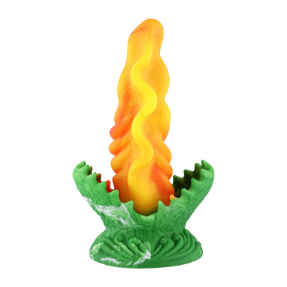 22 cm Dildo Mushu mit kraftvollem Saugfuß | Realistischer Silikon-Dildo mit Rillen für intensive Empfindungen.
