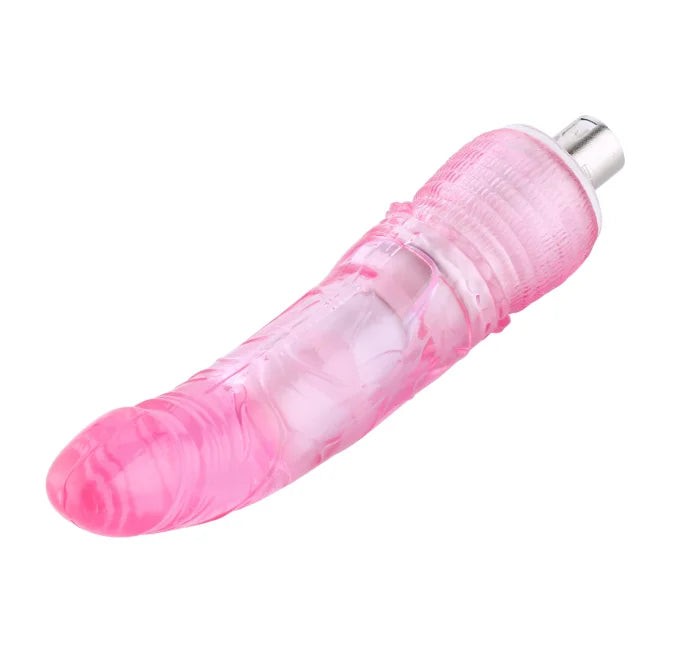 Anal pinker Dildo mit Krümmung 3XLR Connector für Auxfun Basic Sexmaschine