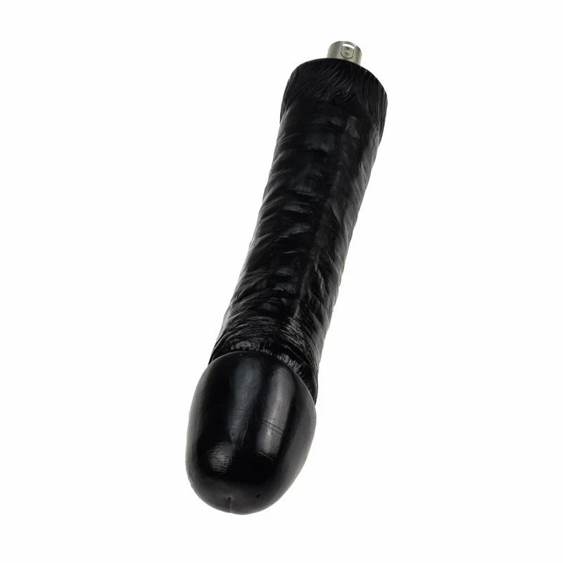 Extra großer schwarzer Dildo für die Auxfun Basic Sexmaschine 3XLR 24 CM