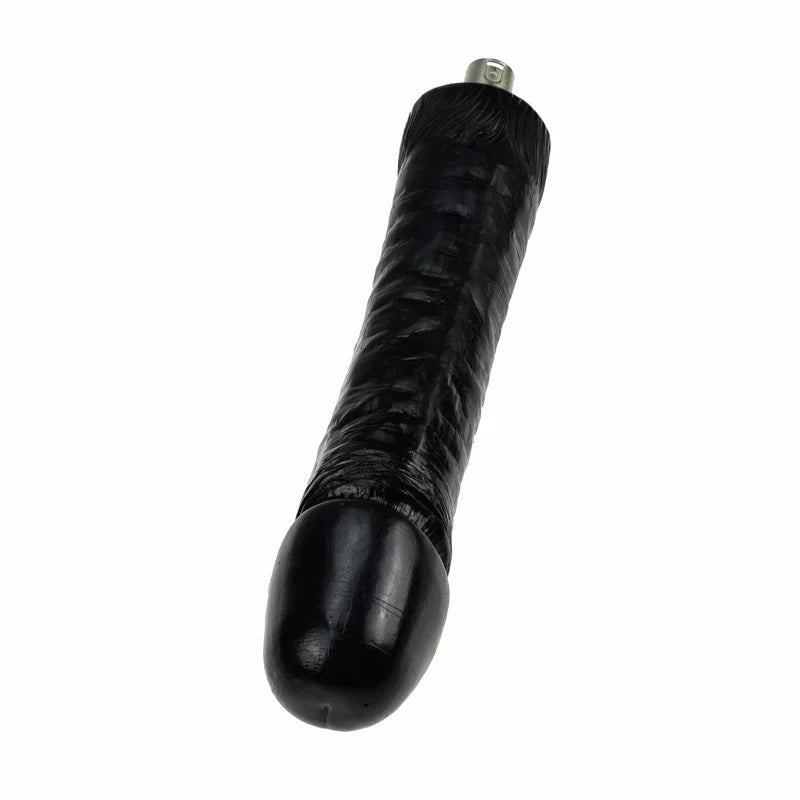 Extra großer schwarzer Dildo für die Auxfun Basic Sexmaschine 3XLR 24 CM