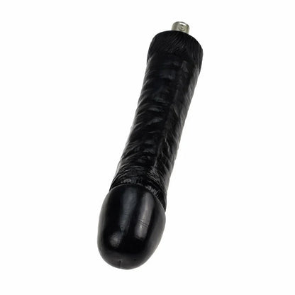 Extra großer schwarzer Dildo für die Auxfun Basic Sexmaschine 3XLR 24 CM