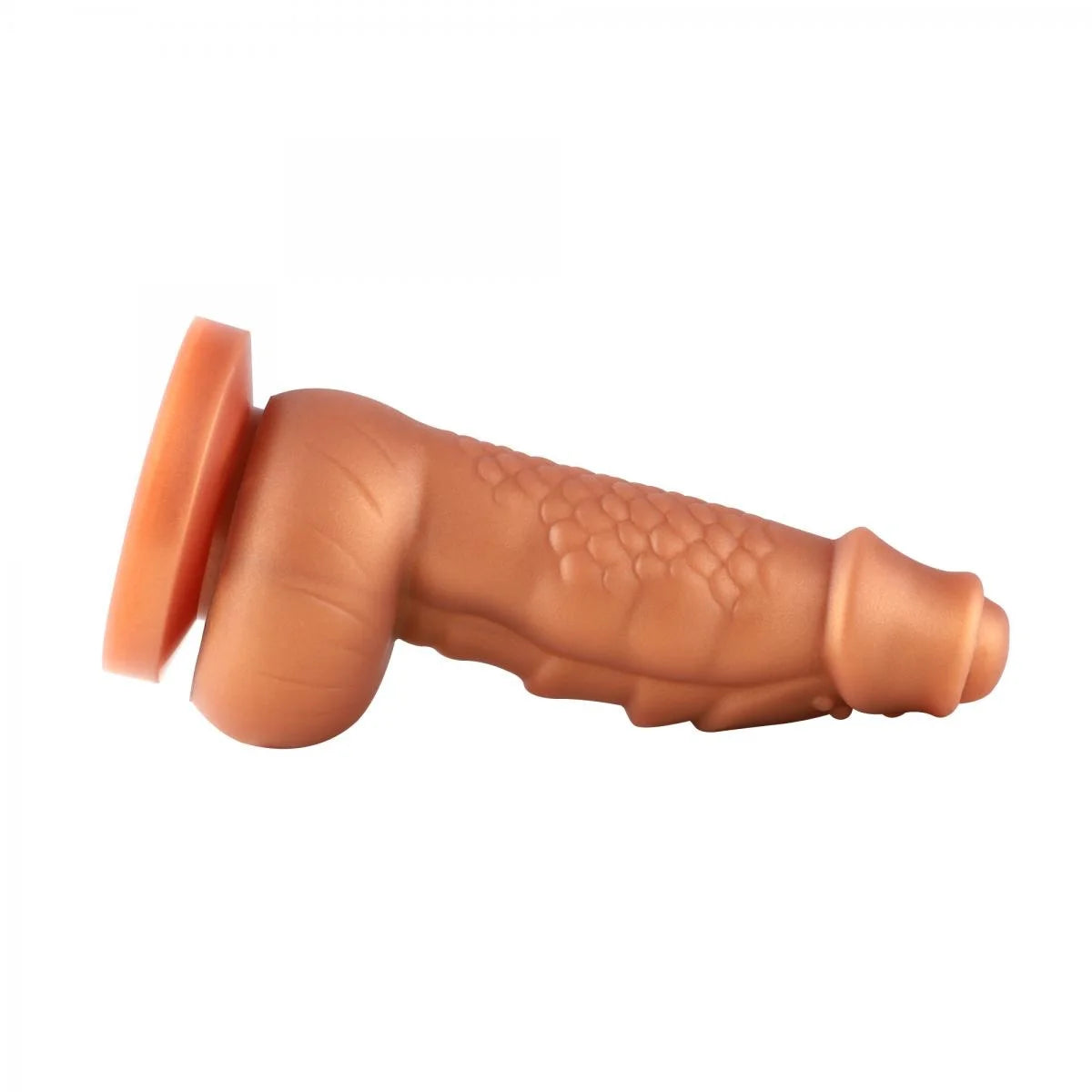 Hippo Fantasy XL Saugnapf-Dildo 20 cm - Einzigartige Form, Erhebungen & Rillen für intensive Stimulation