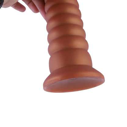 Erleben Sie ultimative Stimulation mit dem Anal Tower Rippensaugnapf-Dildo - XXL Größe (26 cm)