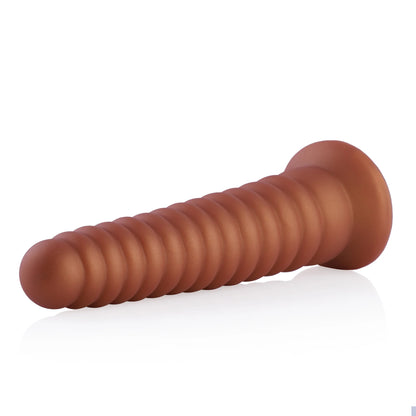 Erleben Sie ultimative Stimulation mit dem Anal Tower Rippensaugnapf-Dildo - XXL Größe (26 cm)