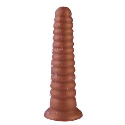 Erleben Sie ultimative Stimulation mit dem Anal Tower Rippensaugnapf-Dildo - XXL Größe (26 cm)