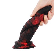 Fantasy Monster Dildo mit Saugnapf 21 cm Zopf Schlange - Realistisches Silikonspielzeug für intensive Erlebnisse.