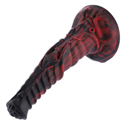 Fantasy Monster Dildo mit Saugnapf 21 cm | Einzigartige Textur | Premium-Silikon | Alien-Thema