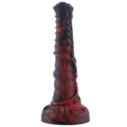 Fantasy Monster Dildo mit Saugnapf 21 cm | Einzigartige Textur | Premium-Silikon | Alien-Thema