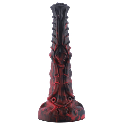 Fantasy Monster Dildo mit Saugnapf 21 cm | Einzigartige Textur | Premium-Silikon | Alien-Thema