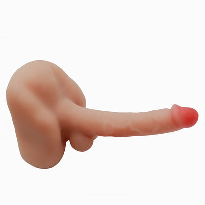 Taboo Toys Realistischer Mega Dildo mit Anus und Saugnapf - 18 cm für ultimative Hände-frei.