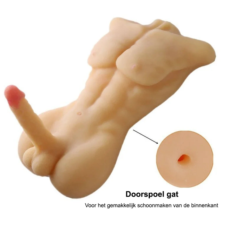 Männliche Sexpuppe George – Hochwertige männliche Sexpuppe mit anatomisch korrekten Details und realistischer Haut