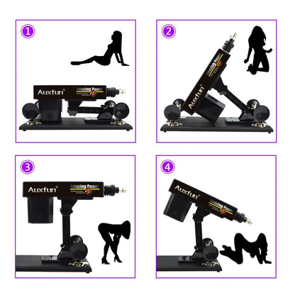 Auxfun® Basic Sexmaschine Paket Romeo Für ihn und sie!