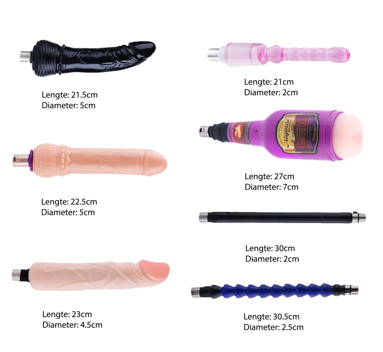 Auxfun® Basic Sexmaschine Paket Rhett Für ihn und sie!