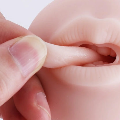 Pocket Masturbator Mund Pink mit 3XLR-Anschluss für Auxfun Basic Sexmaschine