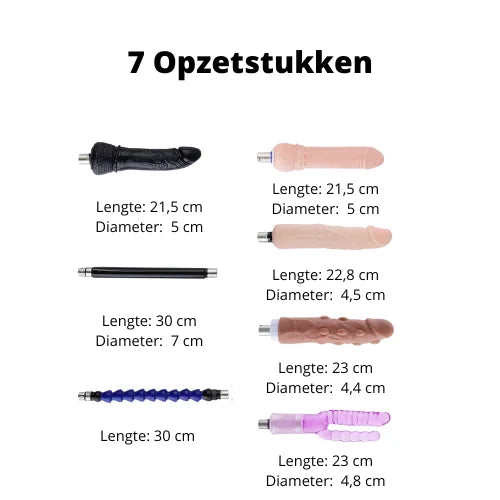 Auxfun® Basic Sexmaschine Paket Brooklyn Für ihn und sie