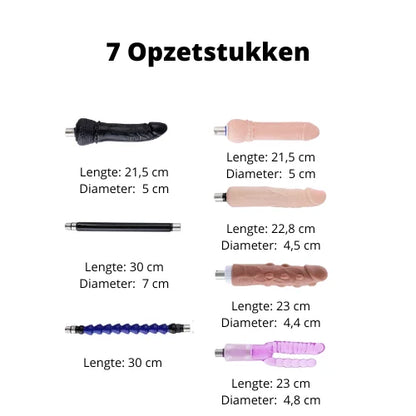 Auxfun® Basic Sexmaschine Paket Brooklyn Für ihn und sie