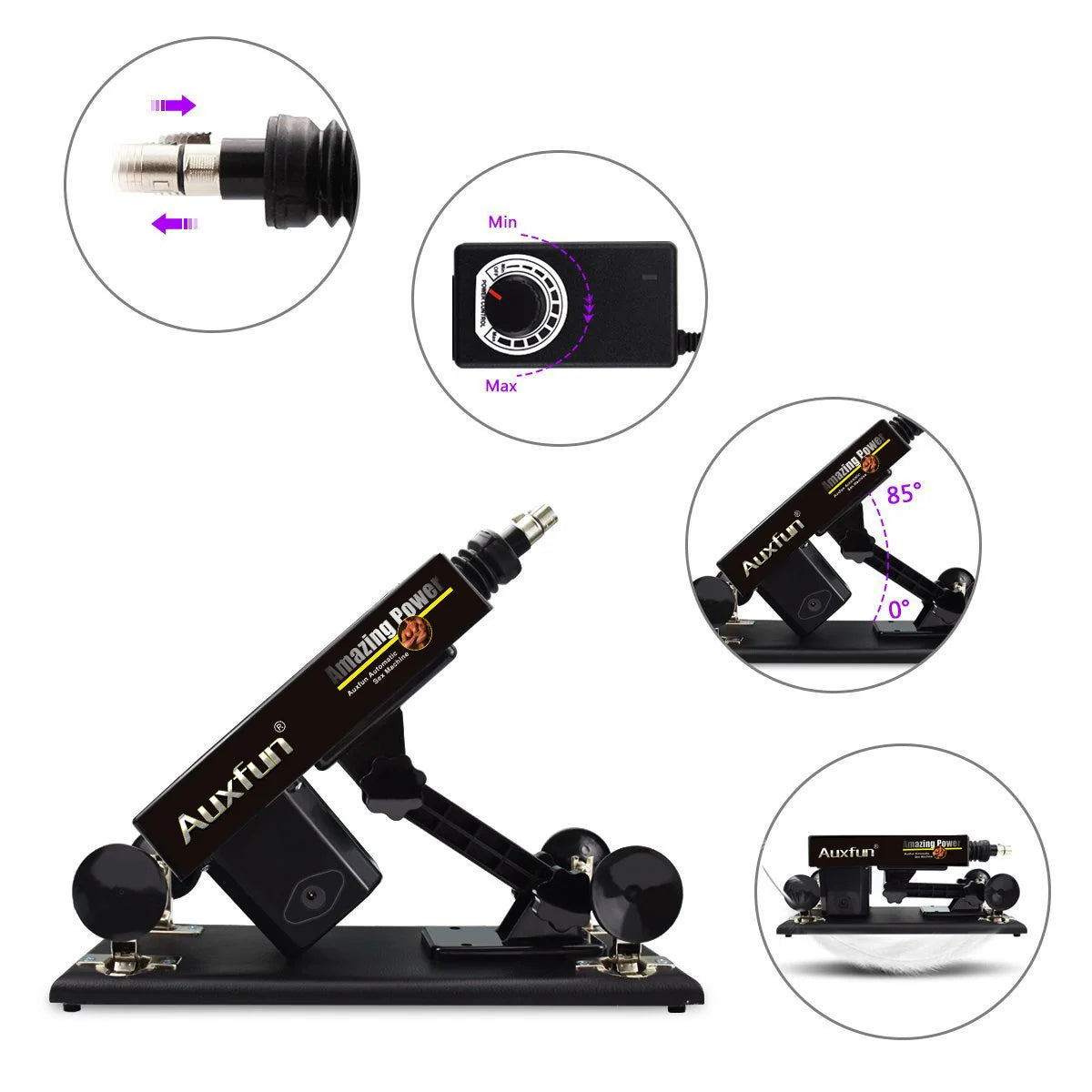 Auxfun® Basic Sexmaschine Paket Brooklyn Für ihn und sie